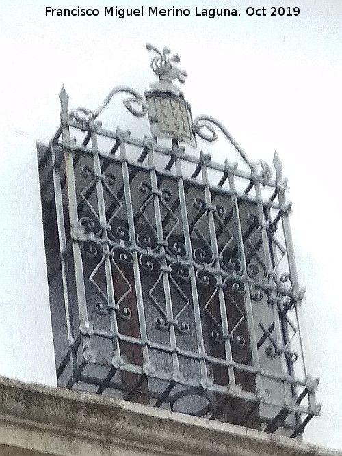 Casa de los Acua - Casa de los Acua. Reja de la portada lateral