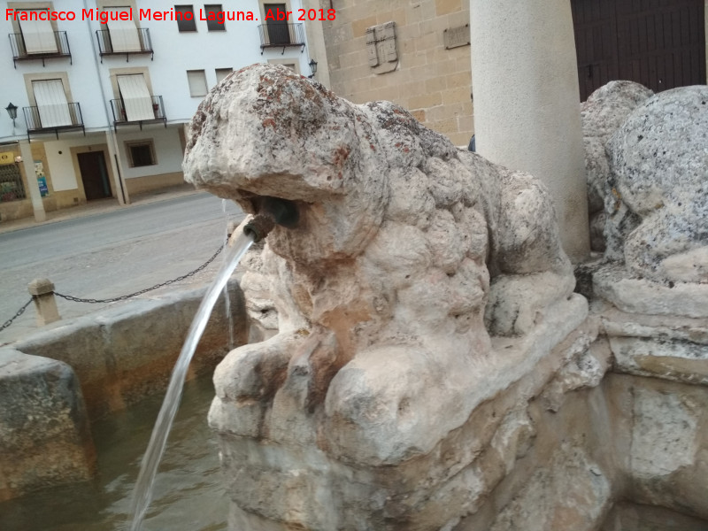 Fuente de los Leones - Fuente de los Leones. Le�n del oeste