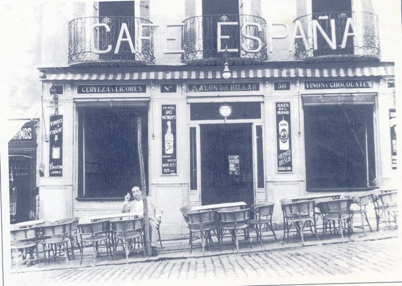 Edificio de la Calle Bernab� Soriano n� 4 - Edificio de la Calle Bernab� Soriano n� 4. Caf� Espa�a foto antigua