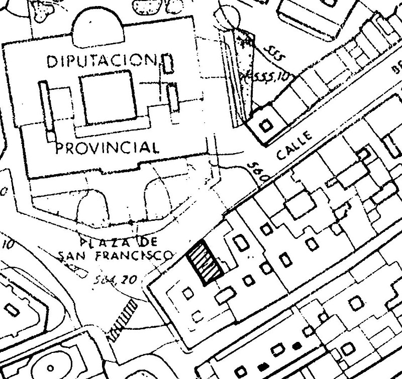 Edificio de la Calle Bernab� Soriano n� 4 - Edificio de la Calle Bernab� Soriano n� 4. Situaci�n