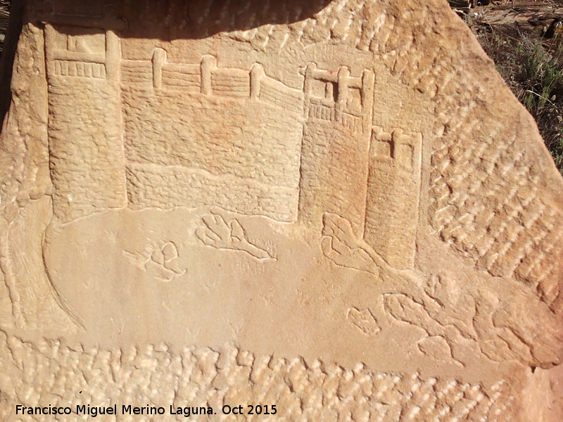 Fort�n de Migald�as - Fort�n de Migald�as. Grabado de la Escuela Taller