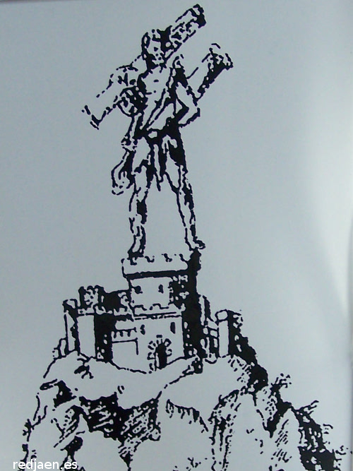 Pe�a de Martos - Pe�a de Martos. La tercera columna de H�rcules