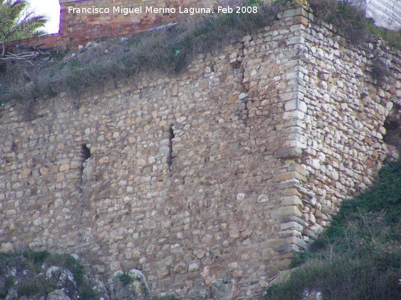 Castillo de la Villa. Torre�n Norte Grande - Castillo de la Villa. Torre�n Norte Grande. Saeteras