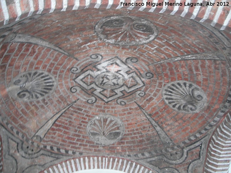 Capilla Tribuna Virgen del Socorro - Capilla Tribuna Virgen del Socorro. Bveda policromada