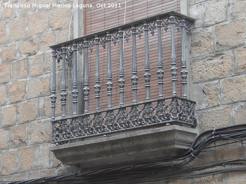 Casa de la Calle Feria n� 11 - Casa de la Calle Feria n� 11. Barandilla