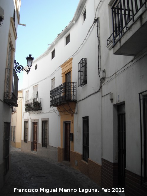 Casa de la Calle Calvo Sotelo n� 8 - Casa de la Calle Calvo Sotelo n� 8. Fachada