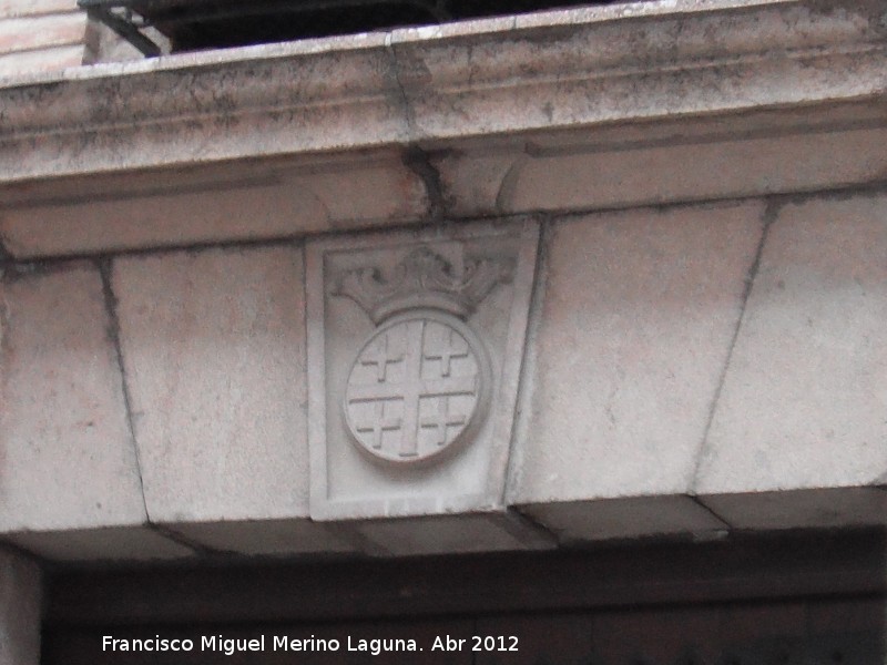 Palacio de Njera - Palacio de Njera. Escudo lateral
