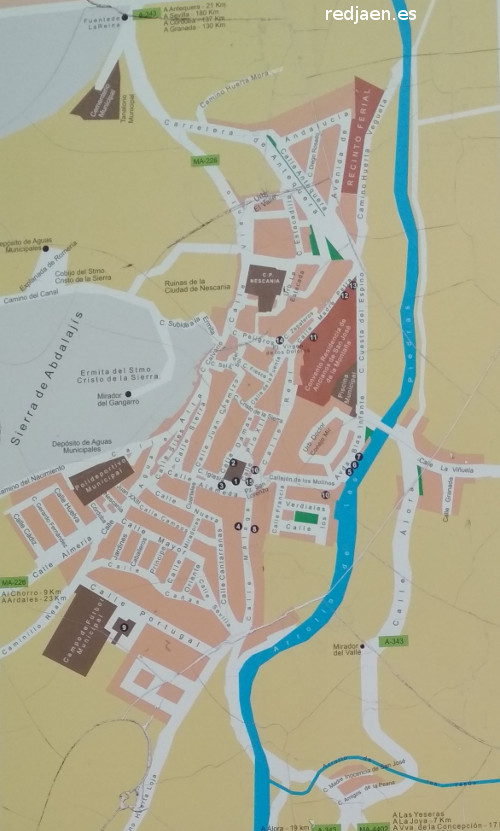 Valle de Abdalaj�s - Valle de Abdalaj�s. Plano