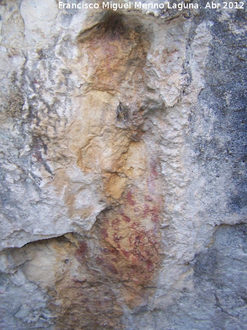 Pinturas rupestres del Abrigo de la Pe�a Grajera Grupo III - Pinturas rupestres del Abrigo de la Pe�a Grajera Grupo III. Grupo