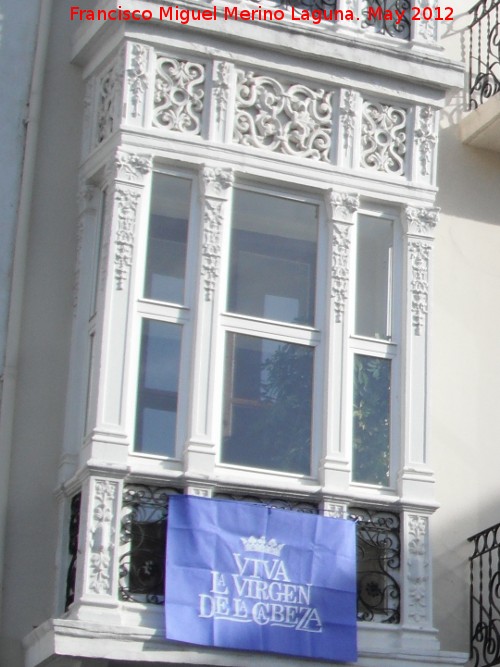 Casa de la Calle General Lastres n� 11 - Casa de la Calle General Lastres n� 11. Balc�n cerrado