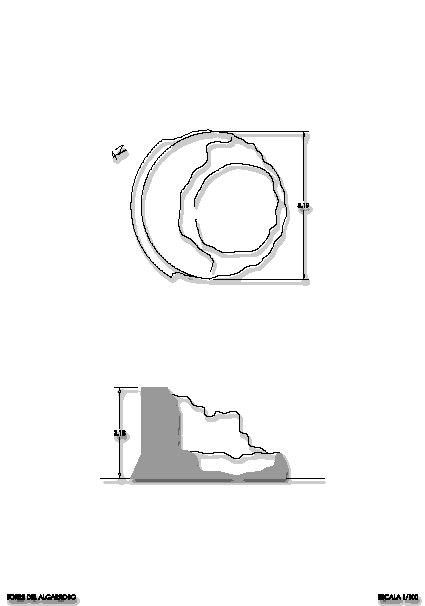 Torre�n del Cerro Algarrobo - Torre�n del Cerro Algarrobo. Plano