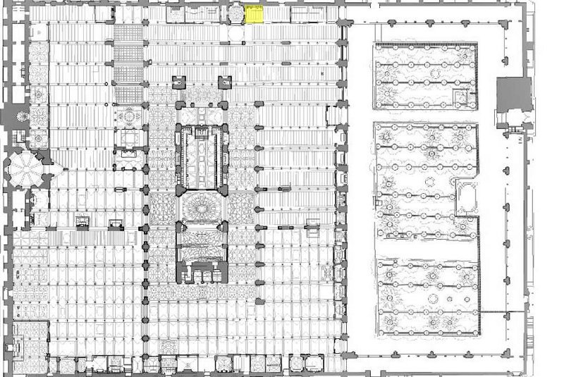 Mezquita Catedral. Capilla de San Sim�n y San Judas - Mezquita Catedral. Capilla de San Sim�n y San Judas. Situaci�n