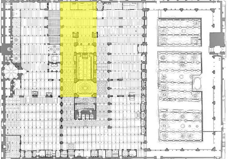 Mezquita Catedral. Ampliaci�n de Abd al-Rahman II - Mezquita Catedral. Ampliaci�n de Abd al-Rahman II. Situaci�n