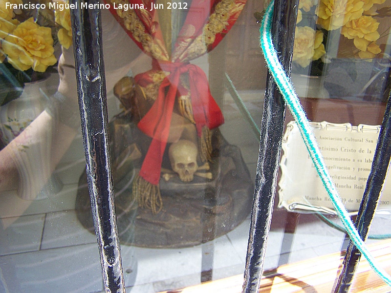 Hornacina del Cristo de la Salud - Hornacina del Cristo de la Salud. Base del Cristo