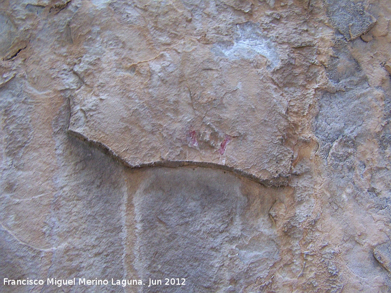 Pinturas rupestres del Abrigo de Navalc�n I. Grupo II - Pinturas rupestres del Abrigo de Navalc�n I. Grupo II. Panel