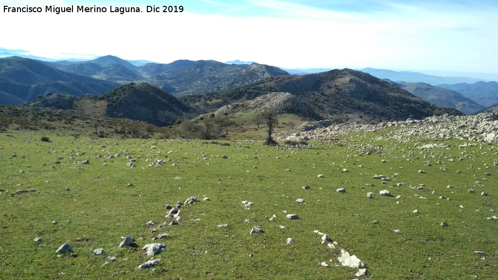 Cerro Los Morales - Cerro Los Morales. Vistas hacia el Cerro El Tejuelo