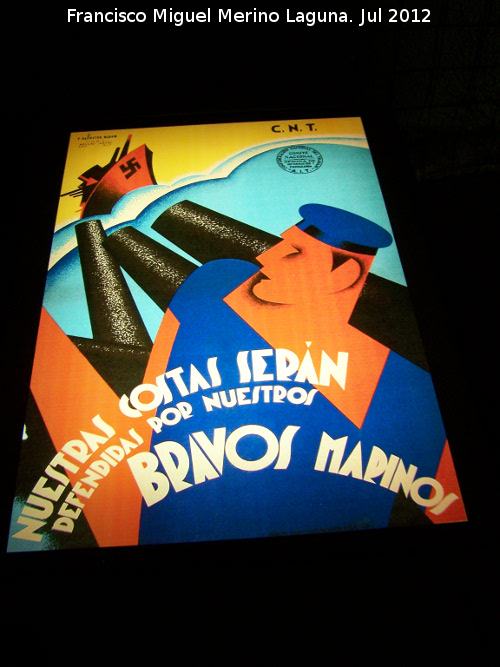 Refugio de la Guerra Civil - Refugio de la Guerra Civil. Cartel de la �poca