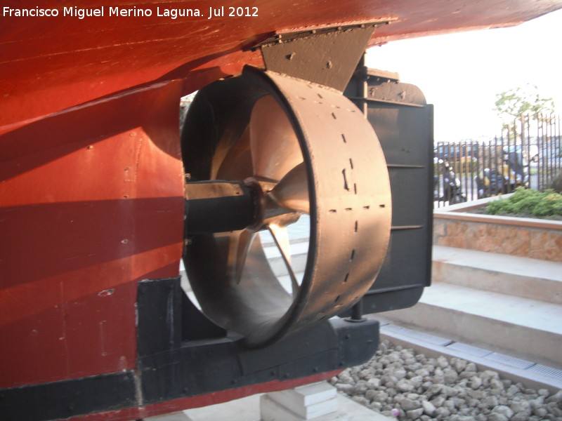 Barco Museo Esteban Gonzlez - Barco Museo Esteban Gonzlez. Hlice