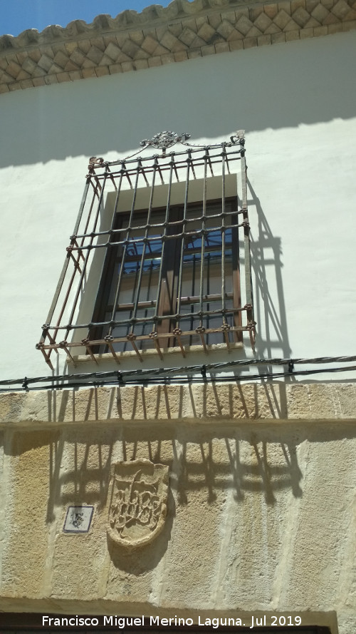 Casa de la Calle Lorenzo Soto n 5 - Casa de la Calle Lorenzo Soto n 5. Ventana de rosetas
