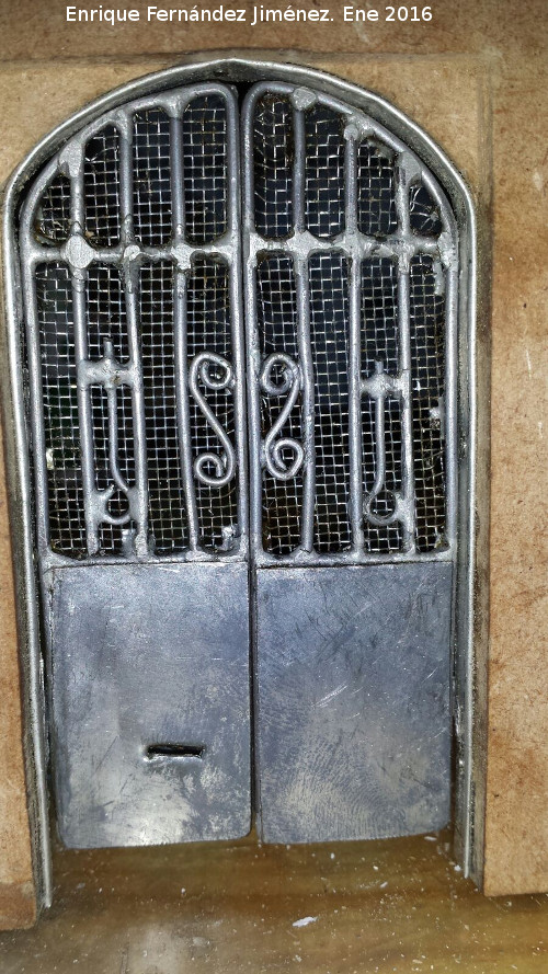 Ermita del Cristo de Charcales - Ermita del Cristo de Charcales. Maqueta de Enrique Fern�ndez Jim�nez