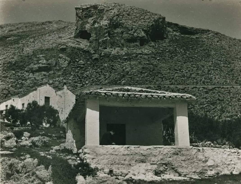 Ermita del Cristo de Charcales - Ermita del Cristo de Charcales. Foto antigua