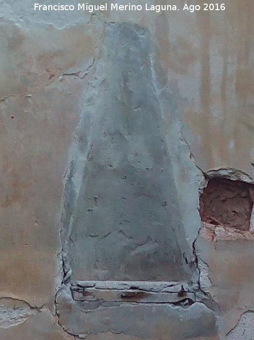 Ermita de Jabalcuz - Ermita de Jabalcuz. Hornacina c�nica