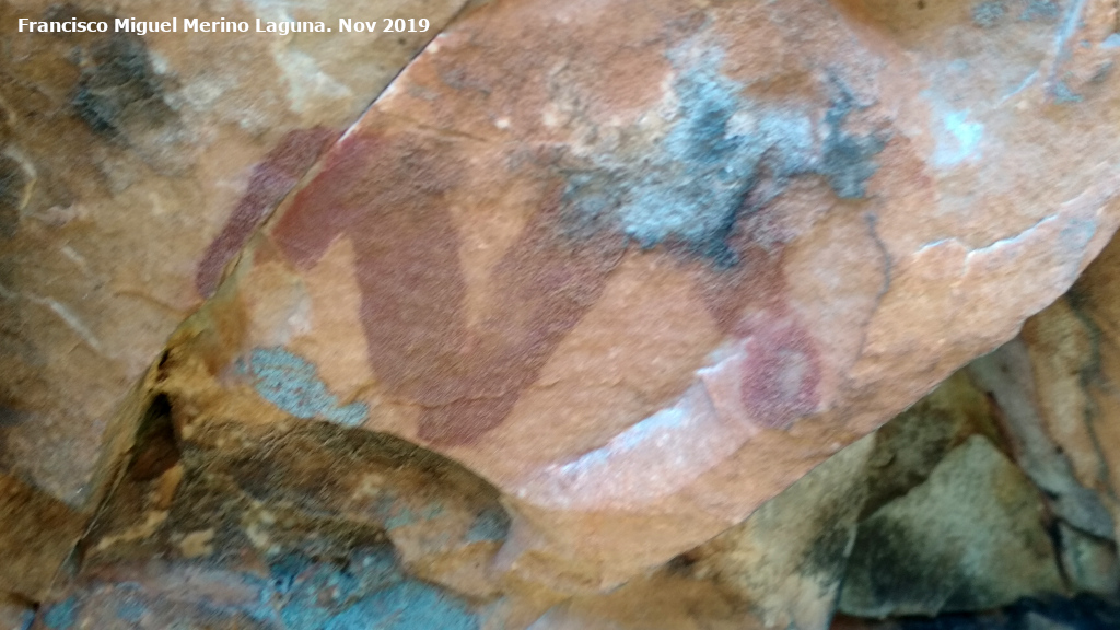 Pinturas rupestres del Cimbarrillo de Mar�a Antonia II - Pinturas rupestres del Cimbarrillo de Mar�a Antonia II. W