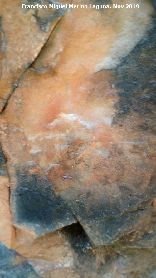 Pinturas rupestres del Cimbarrillo de Mar�a Antonia II - Pinturas rupestres del Cimbarrillo de Mar�a Antonia II. Figura in�dita