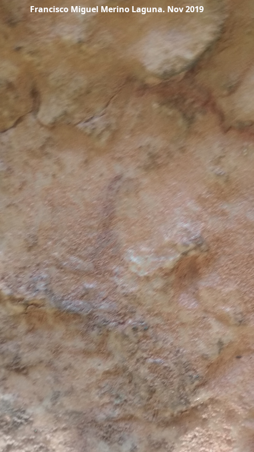Pinturas rupestres del Cimbarrillo de Mar�a Antonia II - Pinturas rupestres del Cimbarrillo de Mar�a Antonia II. Restos bajos
