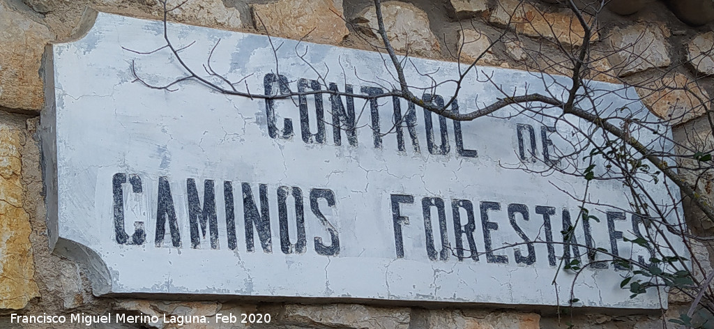 Control de Siete Fuentes - Control de Siete Fuentes. Placa