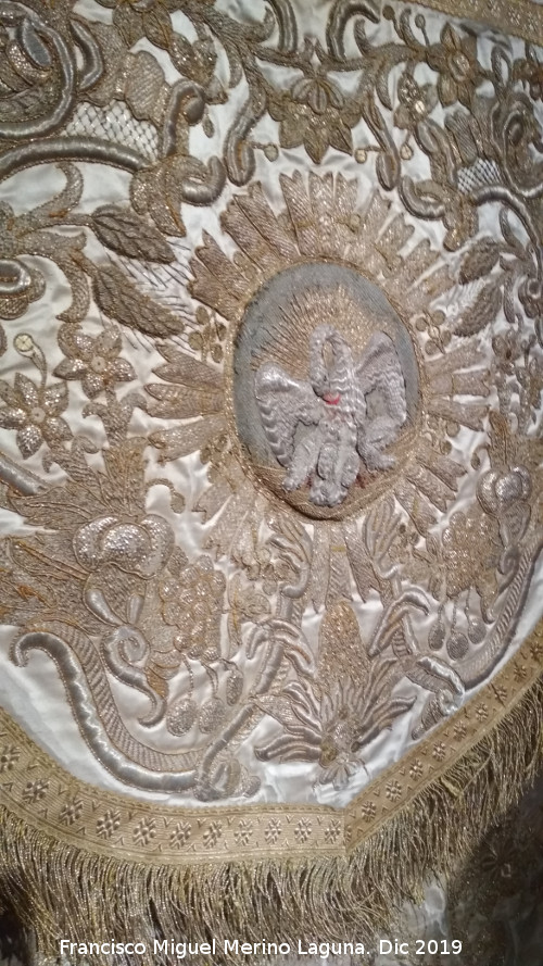Catedral de Ja�n. Museo - Catedral de Ja�n. Museo. Capa pluvial del terno del pel�cano. Detalle