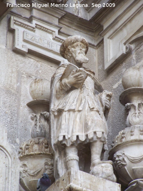 Catedral de Ja�n. Fachada Norte - Catedral de Ja�n. Fachada Norte. Ezequiel
