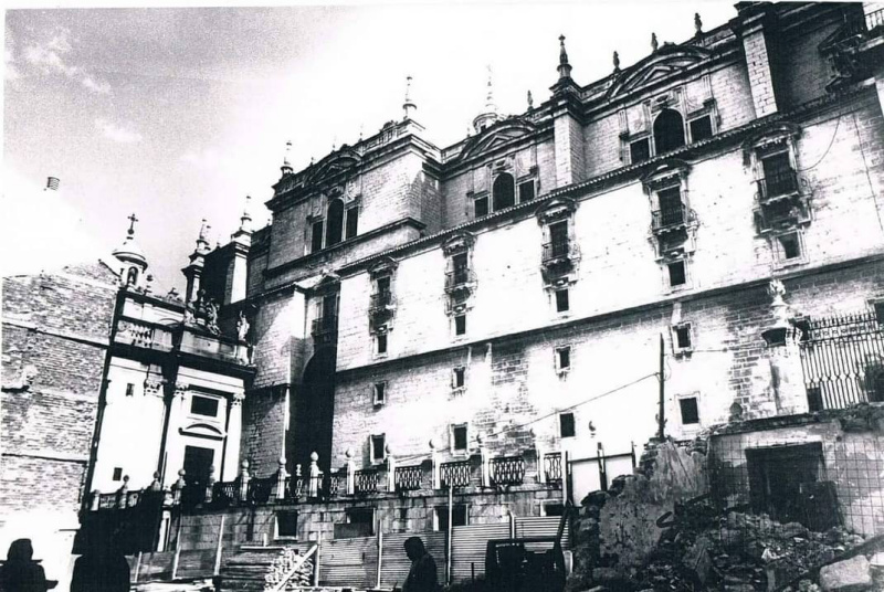 Catedral de Ja�n. Fachada Norte - Catedral de Ja�n. Fachada Norte. Foto antigua