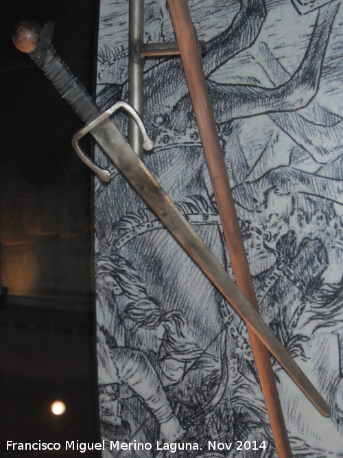 Espada musulmana - Espada musulmana. Museo de la Batalla de las Navas de Tolosa