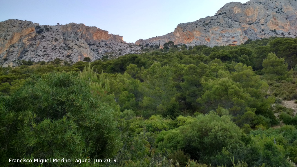 Cinta del Fraile - Cinta del Fraile. Desde El Cuhillejo