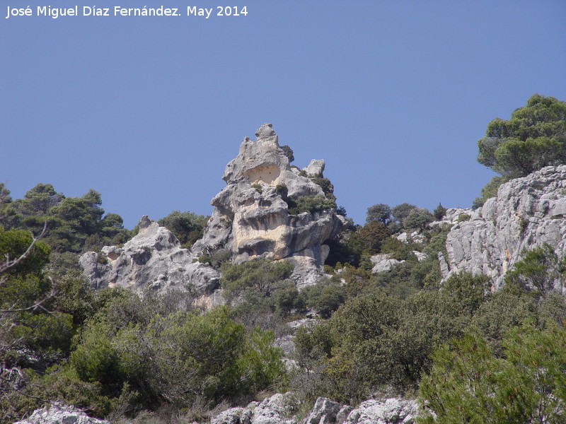 Puerto del Raso - Puerto del Raso. Formaci�n rocosa