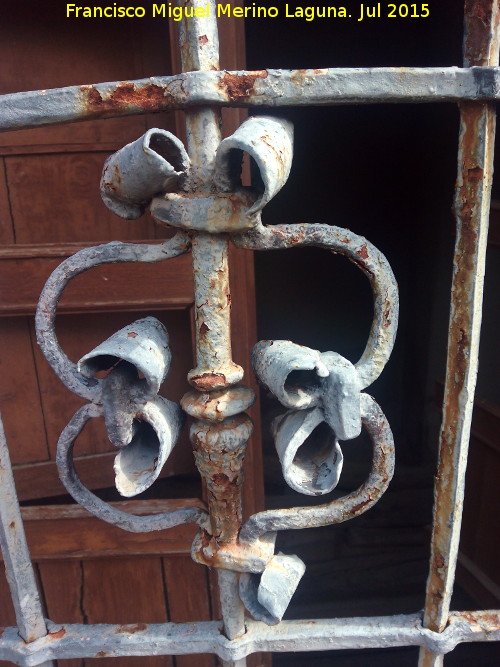 Caser�a de los Martos - Caser�a de los Martos. Adorno de la Reja