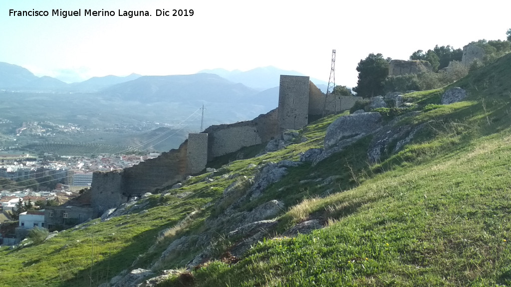 Muralla de Ja�n. Torre�n de Vendrines - Muralla de Ja�n. Torre�n de Vendrines. Situaci�n