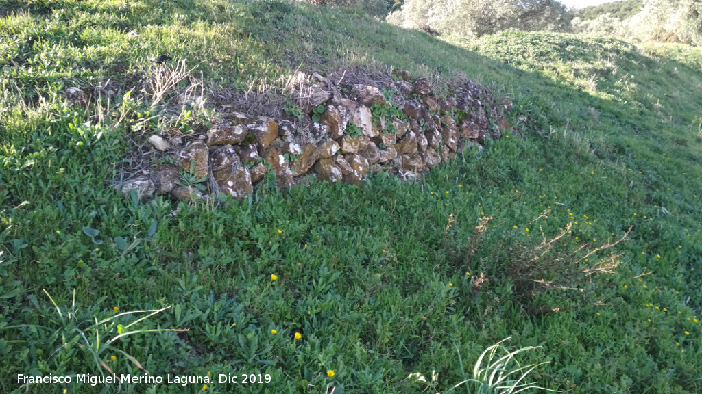 Oppidum del Cerro de Santa Catalina - Oppidum del Cerro de Santa Catalina. Muralla