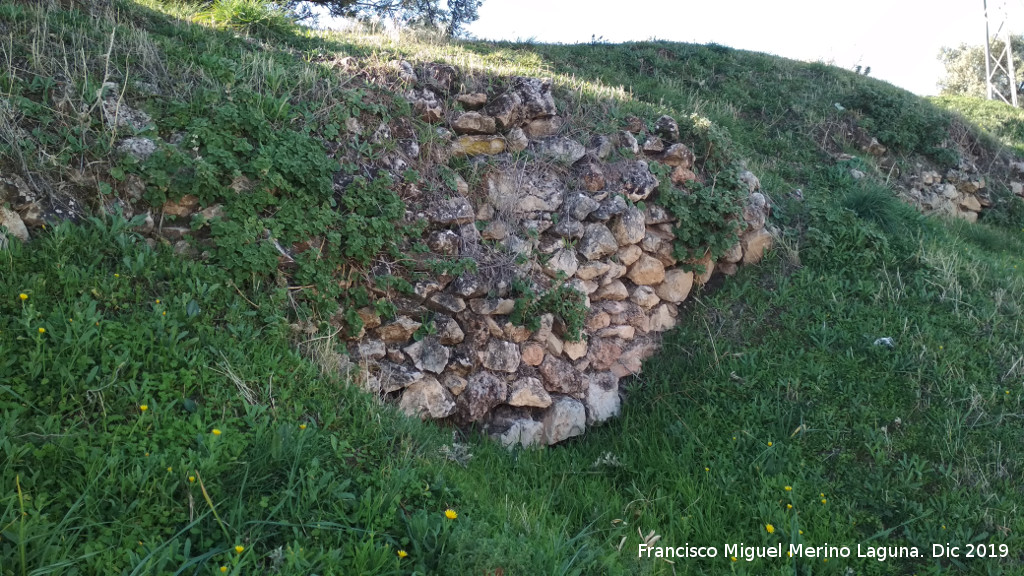 Oppidum del Cerro de Santa Catalina - Oppidum del Cerro de Santa Catalina. Muralla