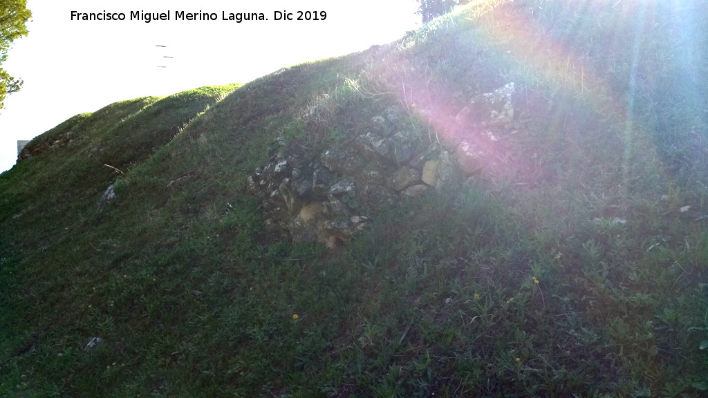 Oppidum del Cerro de Santa Catalina - Oppidum del Cerro de Santa Catalina. Muralla