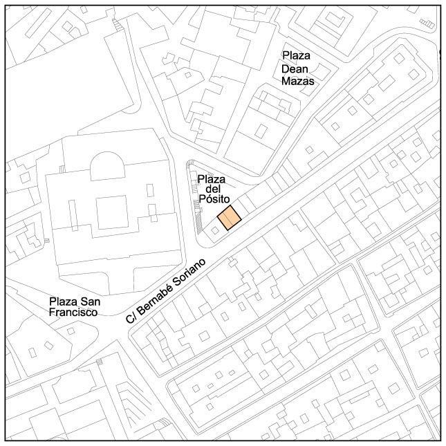 Edificio de la Calle Bernab� Soriano n� 5 - Edificio de la Calle Bernab� Soriano n� 5. Situaci�n