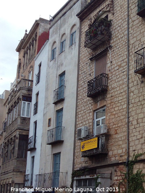 Edificio de la Calle Bernab� Soriano n� 7 - Edificio de la Calle Bernab� Soriano n� 7. Fachada trasera