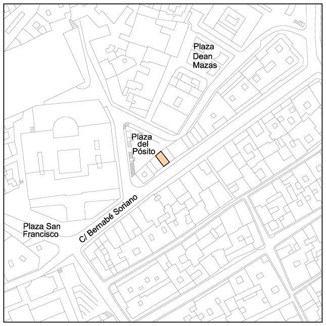 Edificio de la Calle Bernab� Soriano n� 7 - Edificio de la Calle Bernab� Soriano n� 7. Situaci�n