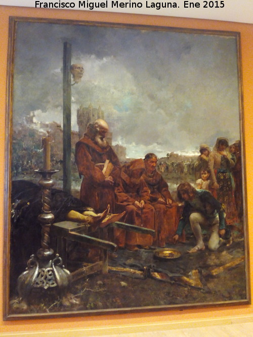 Museo Provincial - Museo Provincial. Pedir limosna para enterrar el cuerpo de D. Alvaro de Luna. Manuel Ram�rez Ib��ez 1884