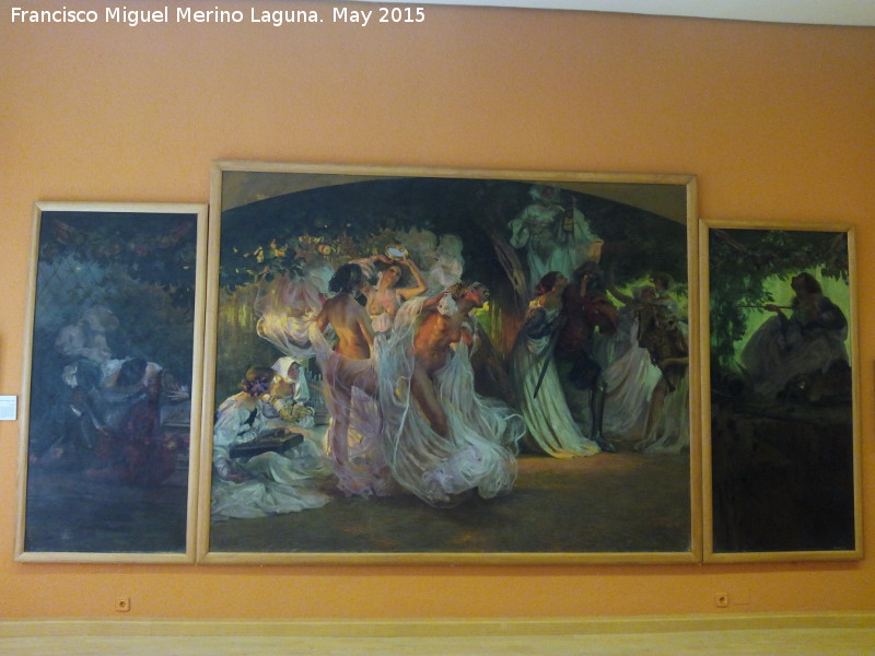 Museo Provincial - Museo Provincial. Triptico de Armida. Cuadro de Eduardo Chicharro y Ag�era 1904