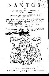 Obispado. Santos y Santuarios del Obispado de Jan y Baeza 1653
