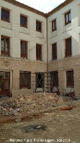 Convento de los Jesuitas. Obras en el claustro