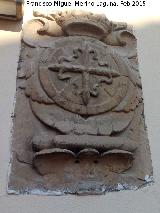 Casa de la Calle Jurado G�mez n� 1. Escudo derecho