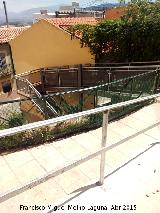 Camino de Isaac Peral. Escaleras met�licas